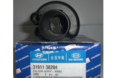 Фильтр топливный для HYUNDAI i30 купе 1.4 2014-, код двигателя G4LC, V см3 1368, КВт74, Л.с.101, бензин, Hyundai-KIA 3191138204